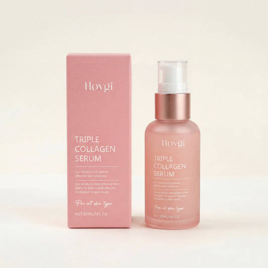 Hoygi Triple Collagen Serum 30ml with box – firming and hydrating facial serum for all skin types